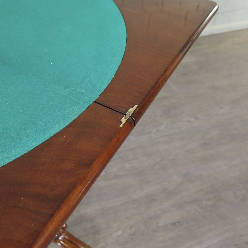 Klapptisch Spieltisch Beistelltisch Biedermeier 1860 Mahagoni