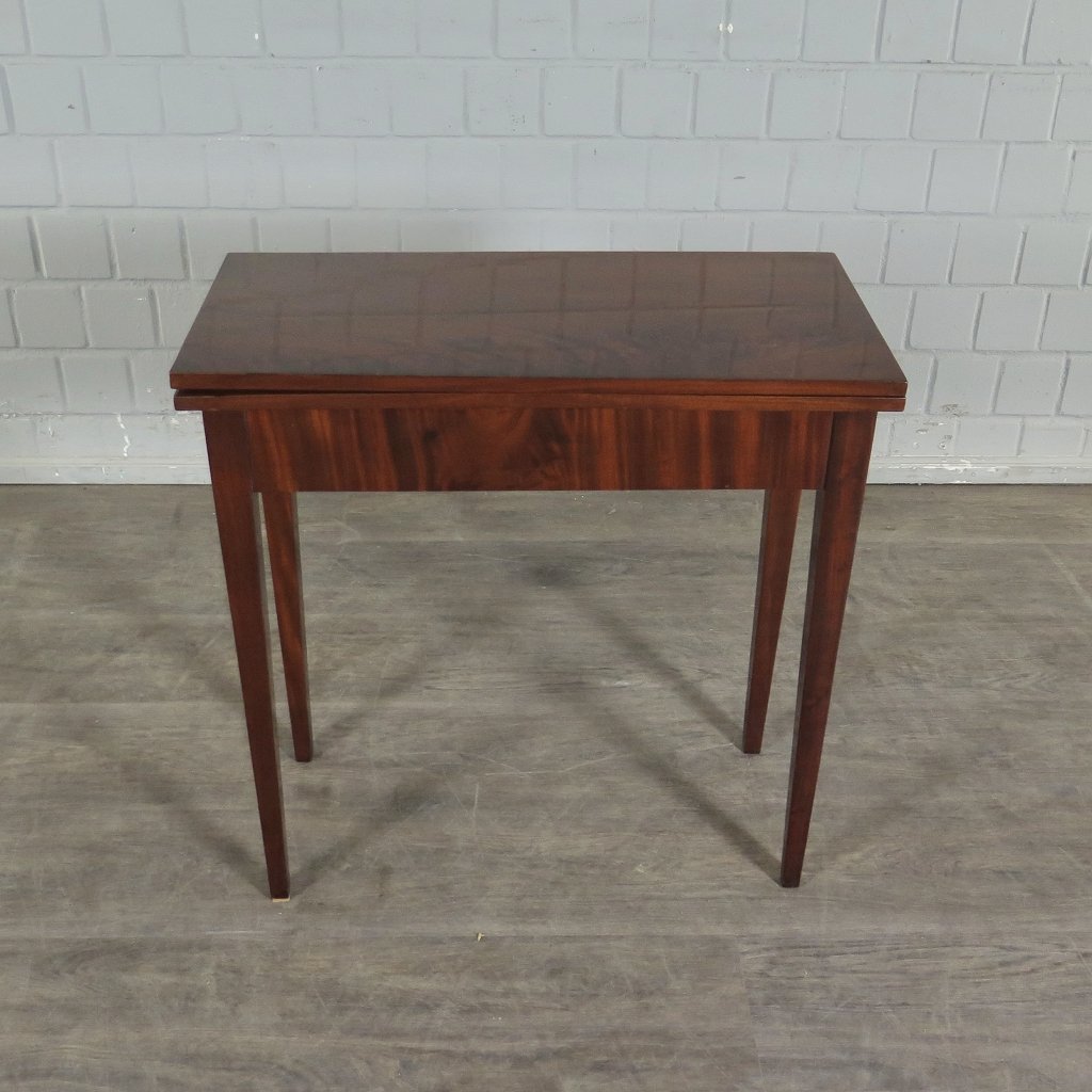 Klapptisch Spieltisch Beistelltisch Biedermeier 1830 Mahagoni