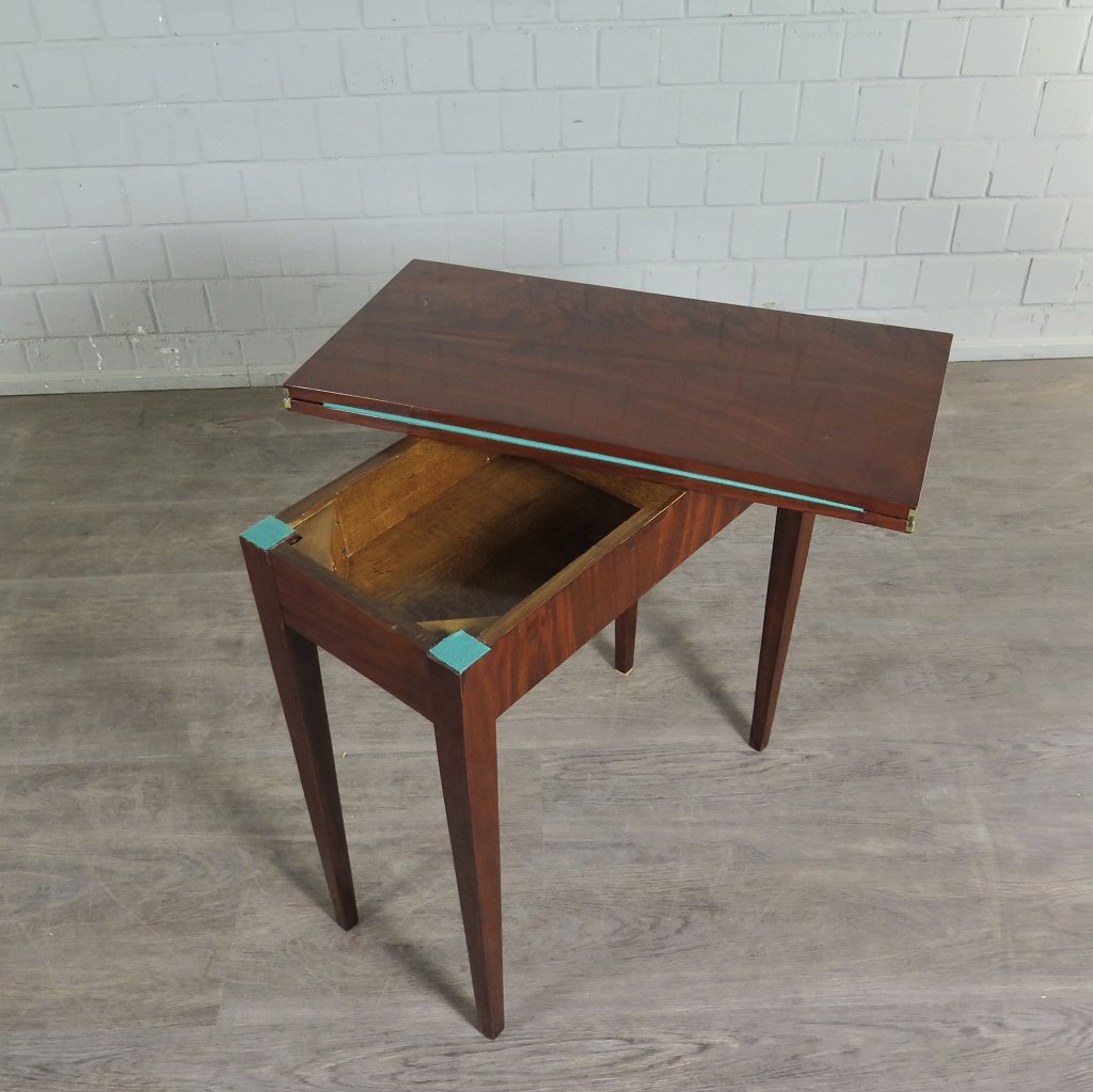 Klapptisch Spieltisch Beistelltisch Biedermeier 1830 Mahagoni
