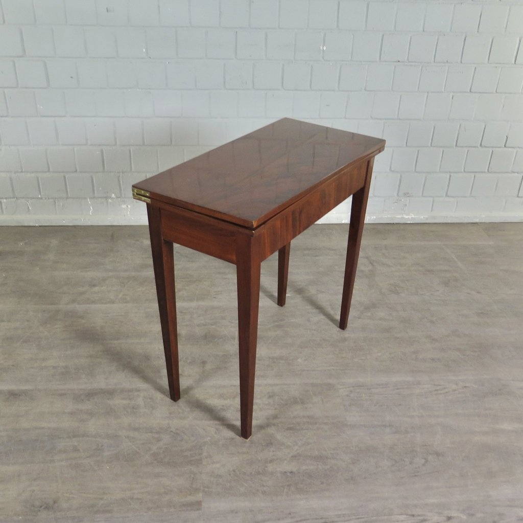 Klapptisch Spieltisch Beistelltisch Biedermeier 1830 Mahagoni 