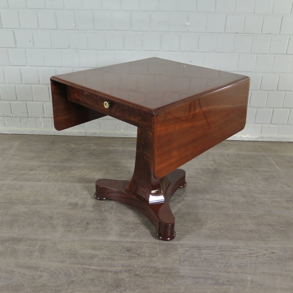 Klapptisch Salontisch Biedermeier 1840 Mahagoni