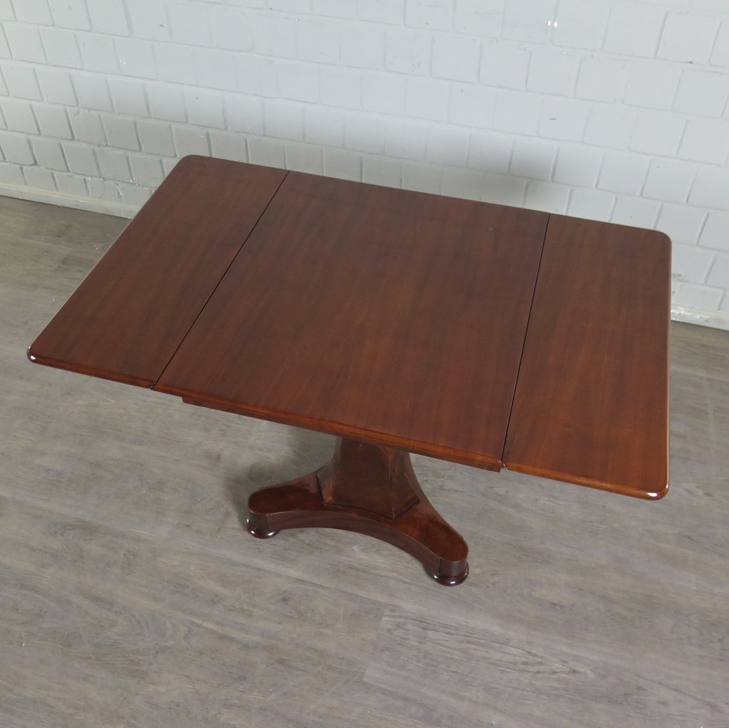 Klapptisch Salontisch Biedermeier 1840 Mahagoni