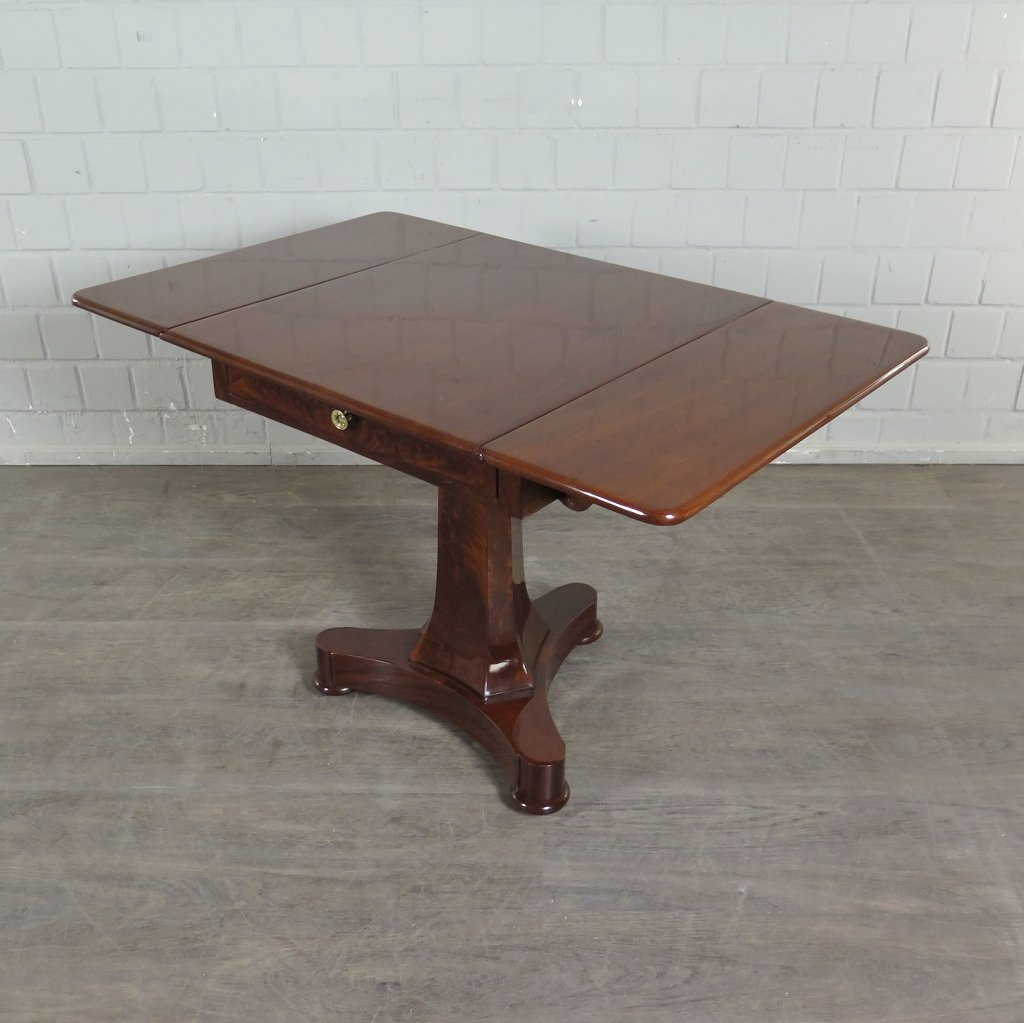 Klapptisch Salontisch Biedermeier 1840 Mahagoni