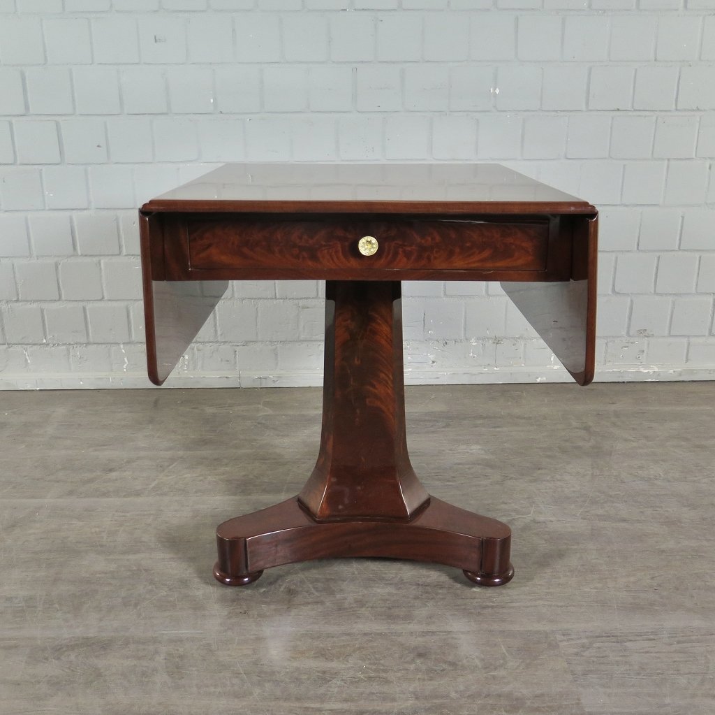 Klapptisch Salontisch Biedermeier 1840 Mahagoni