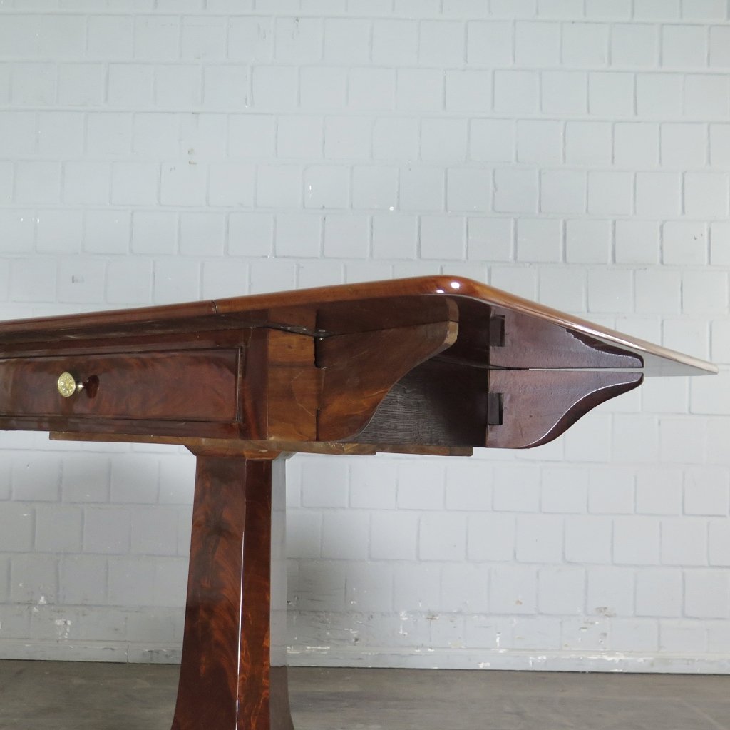 Klapptisch Salontisch Biedermeier 1840 Mahagoni