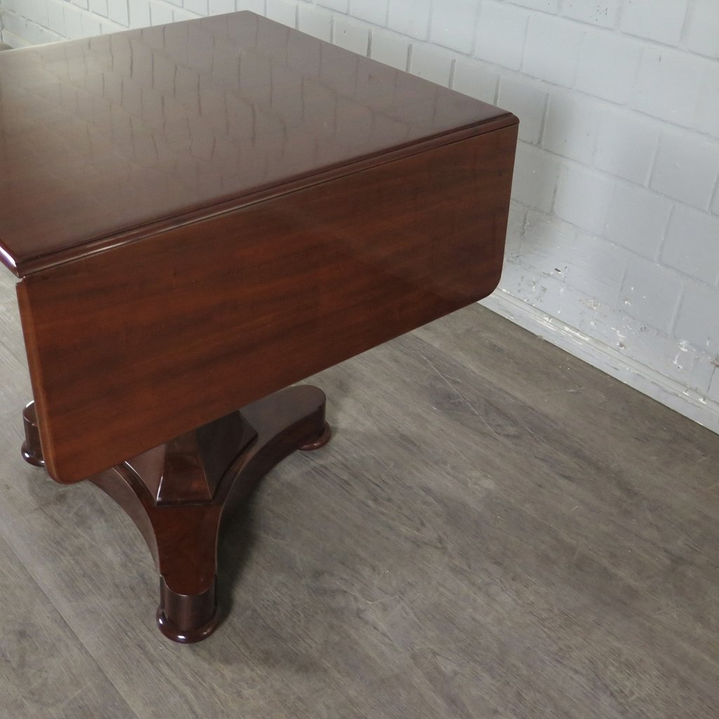 Klapptisch Salontisch Biedermeier 1840 Mahagoni