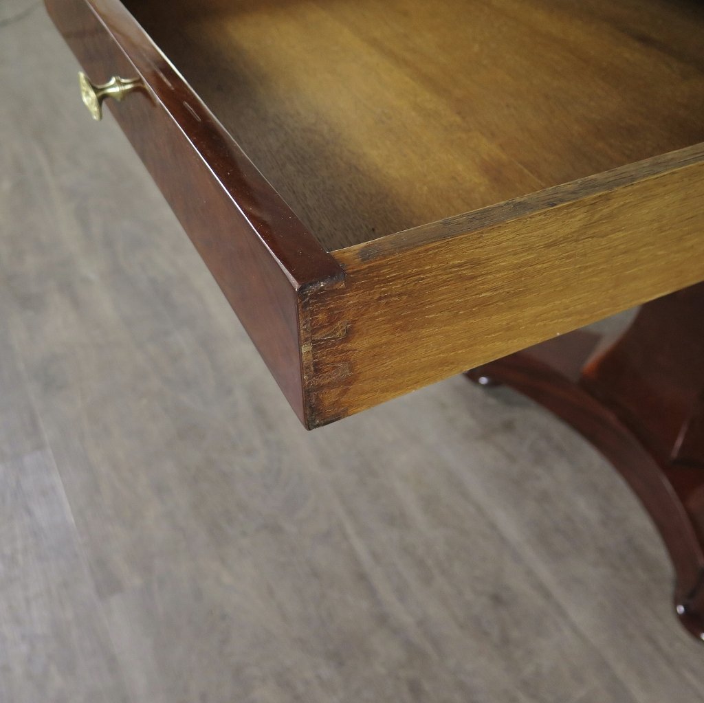 Klapptisch Salontisch Biedermeier 1840 Mahagoni