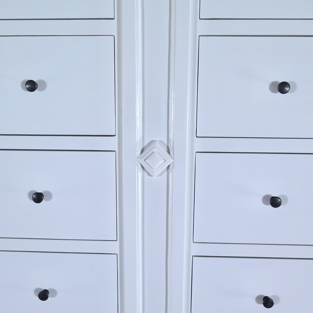 Apothekerschrank Ladenschrank Anna Teakholz 2,51 m