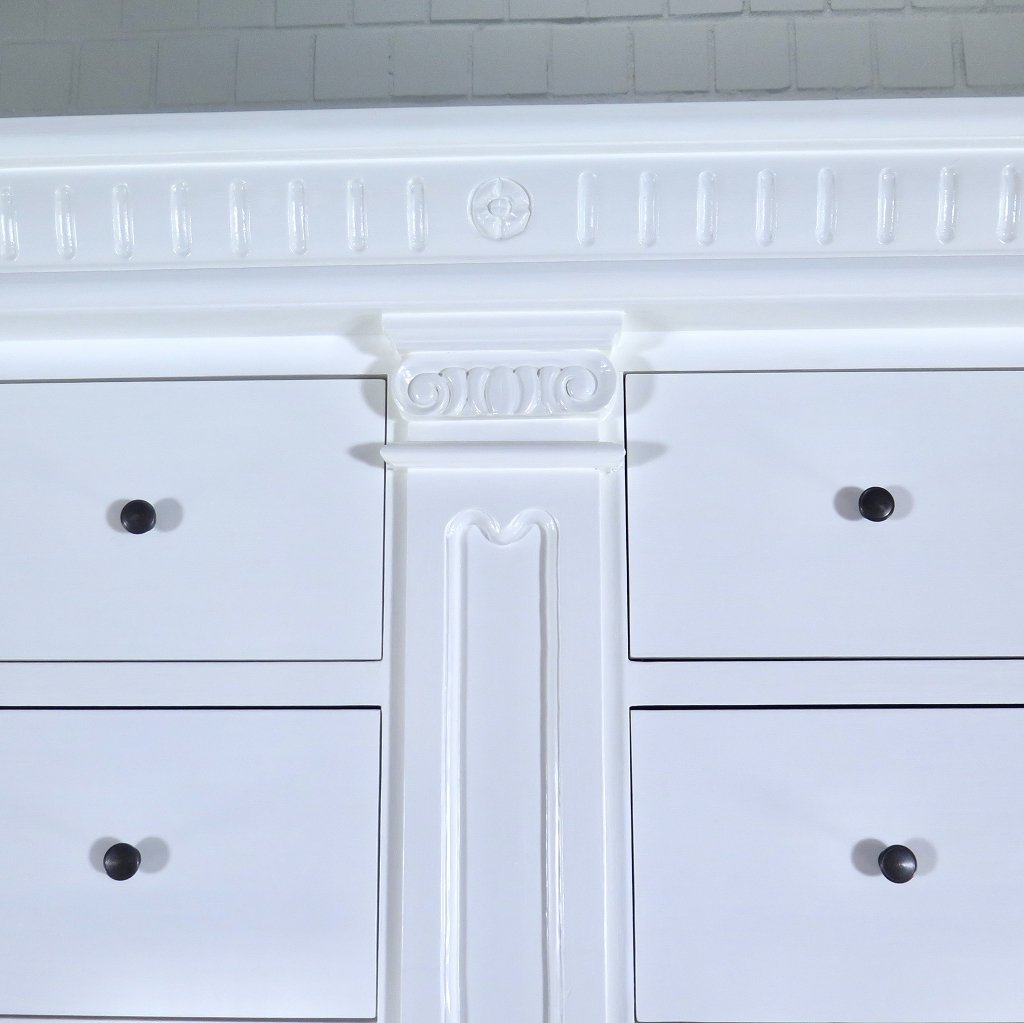 Apothekerschrank Ladenschrank Anna Teakholz 2,51 m