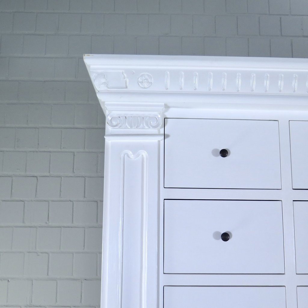 Apothekerschrank Ladenschrank Anna Teakholz 2,51 m