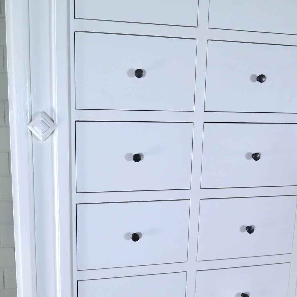 Apothekerschrank Ladenschrank Anna Teakholz 2,51 m