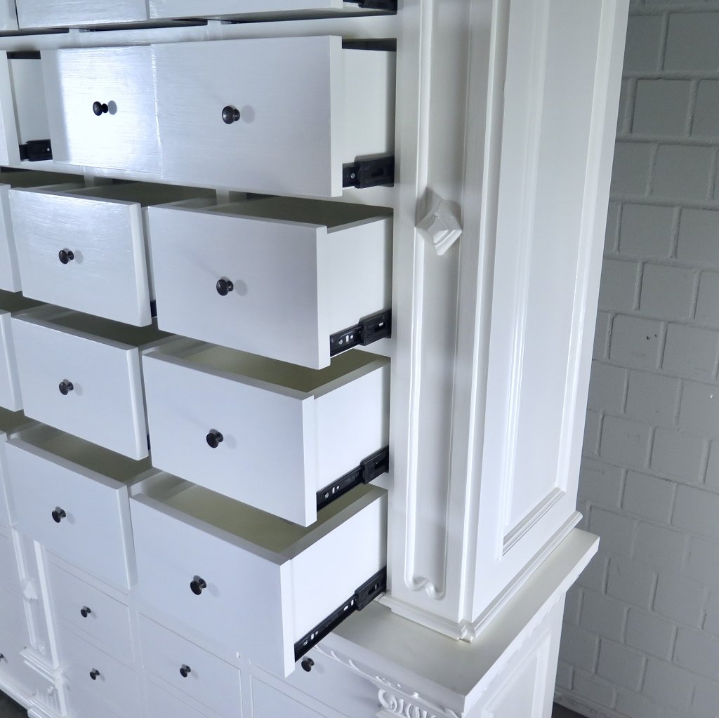 Apothekerschrank Ladenschrank Anna Teakholz 2,51 m