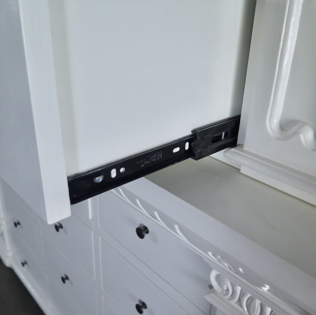 Apothekerschrank Ladenschrank Anna Teakholz 2,51 m