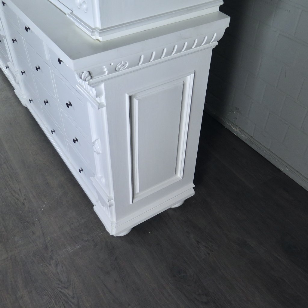 Apothekerschrank Ladenschrank Anna Teakholz 2,51 m