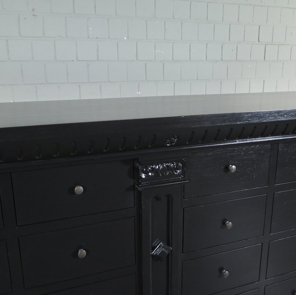Apothekerschrank Sideboard Anna Massivholz  2,50 m