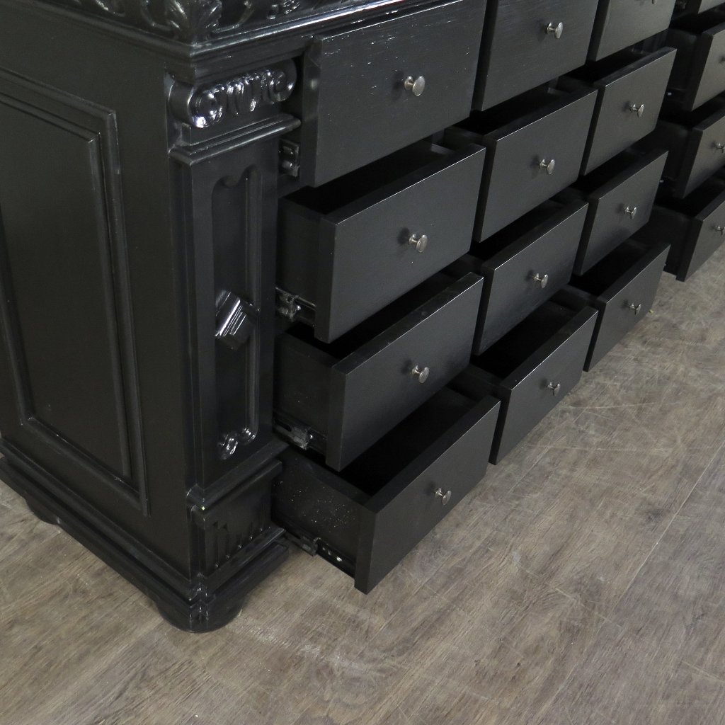 Apothekerschrank Sideboard Anna Massivholz  2,50 m