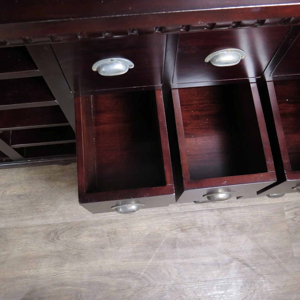 Regal Schrank Bella Mahagoni 2,30 m