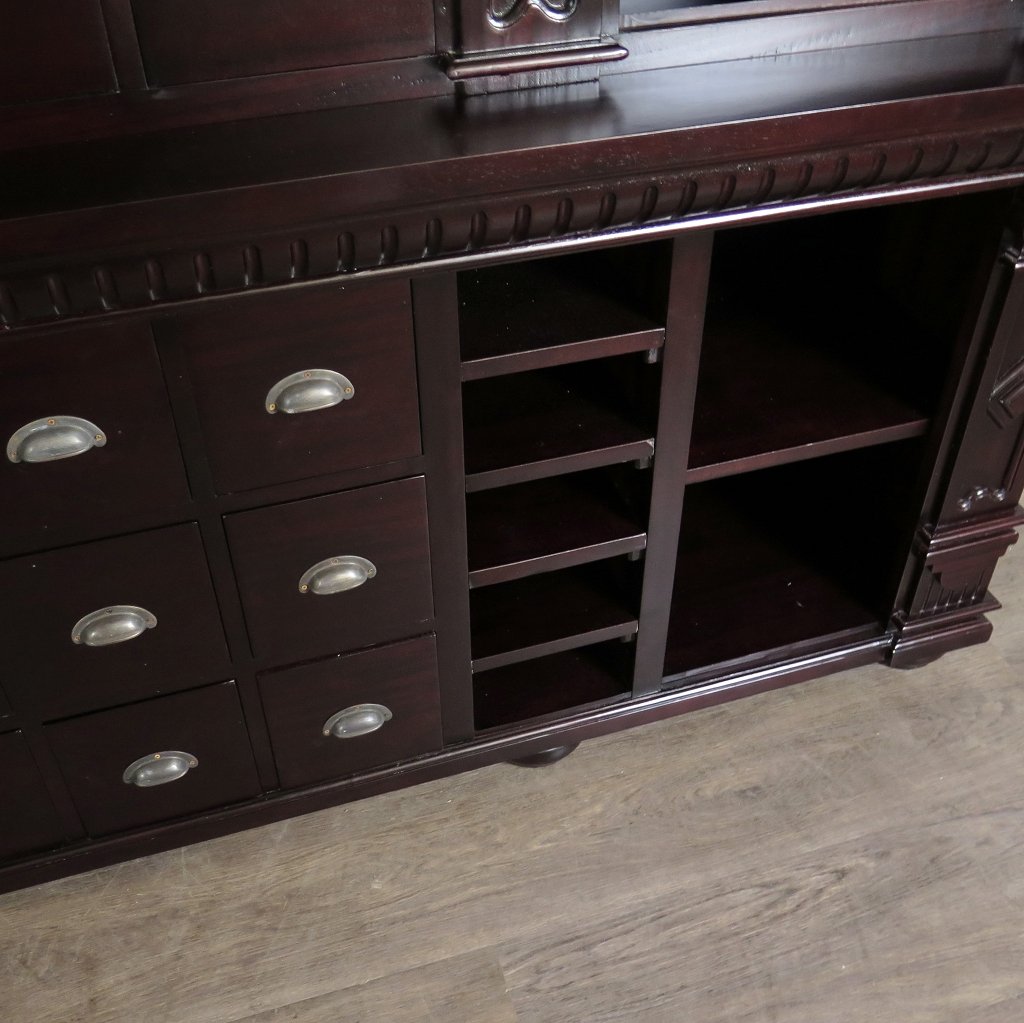 Regal Schrank Bella Mahagoni 2,30 m