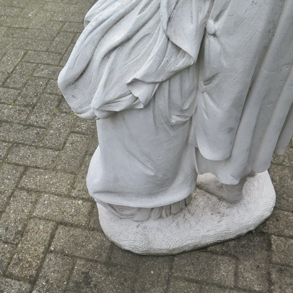 Dekoration Skulptur Beton Liebespaar Mittelalter 1,40 m