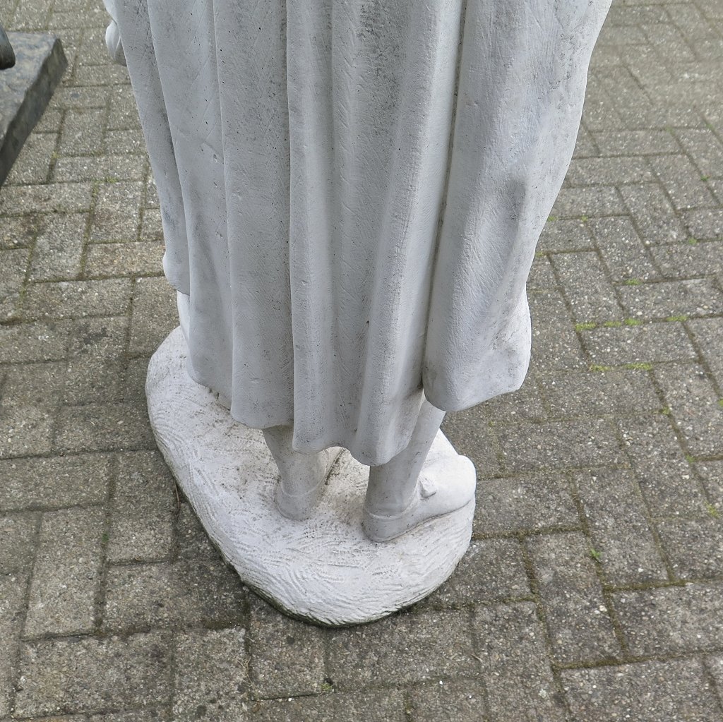 Dekoration Skulptur Beton Liebespaar Mittelalter 1,40 m