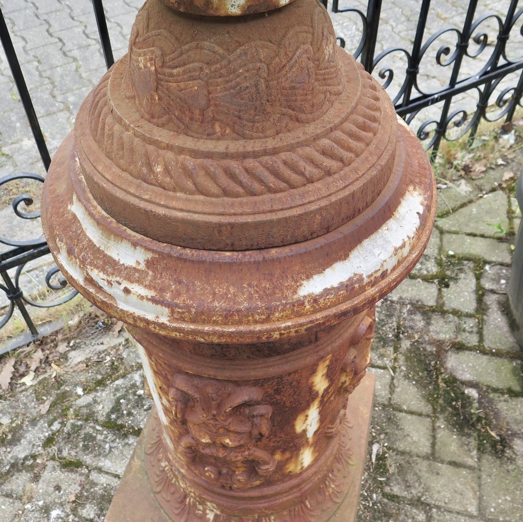 Blumenkübel Amphore auf Sockel Gusseisen 2,08 m