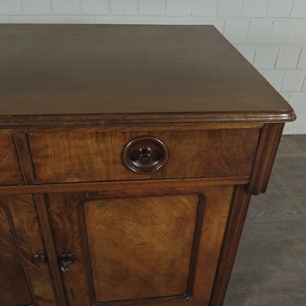Anrichte Halbschrank Biedermeier 1850 Mahagoni