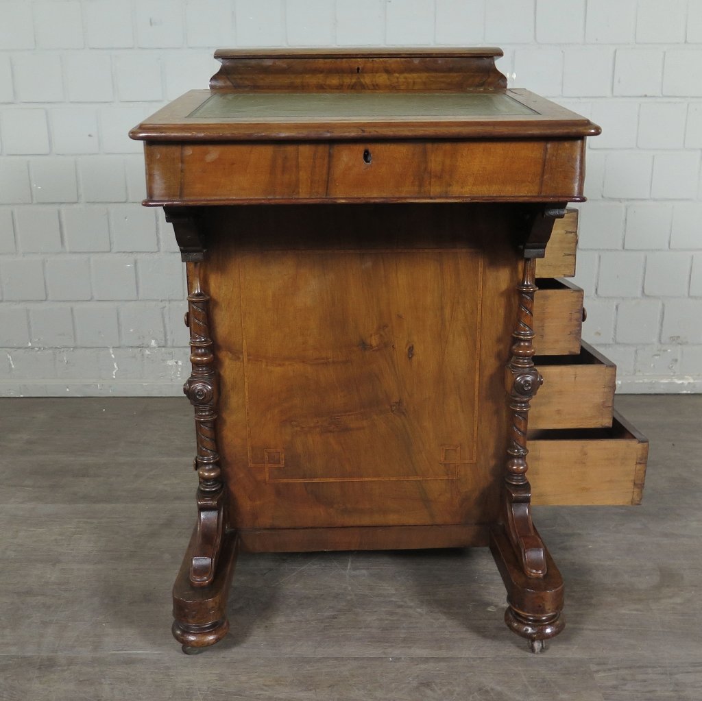 Schreibpult Schreibtisch Viktorianischer Stil 1880 Nussbaum