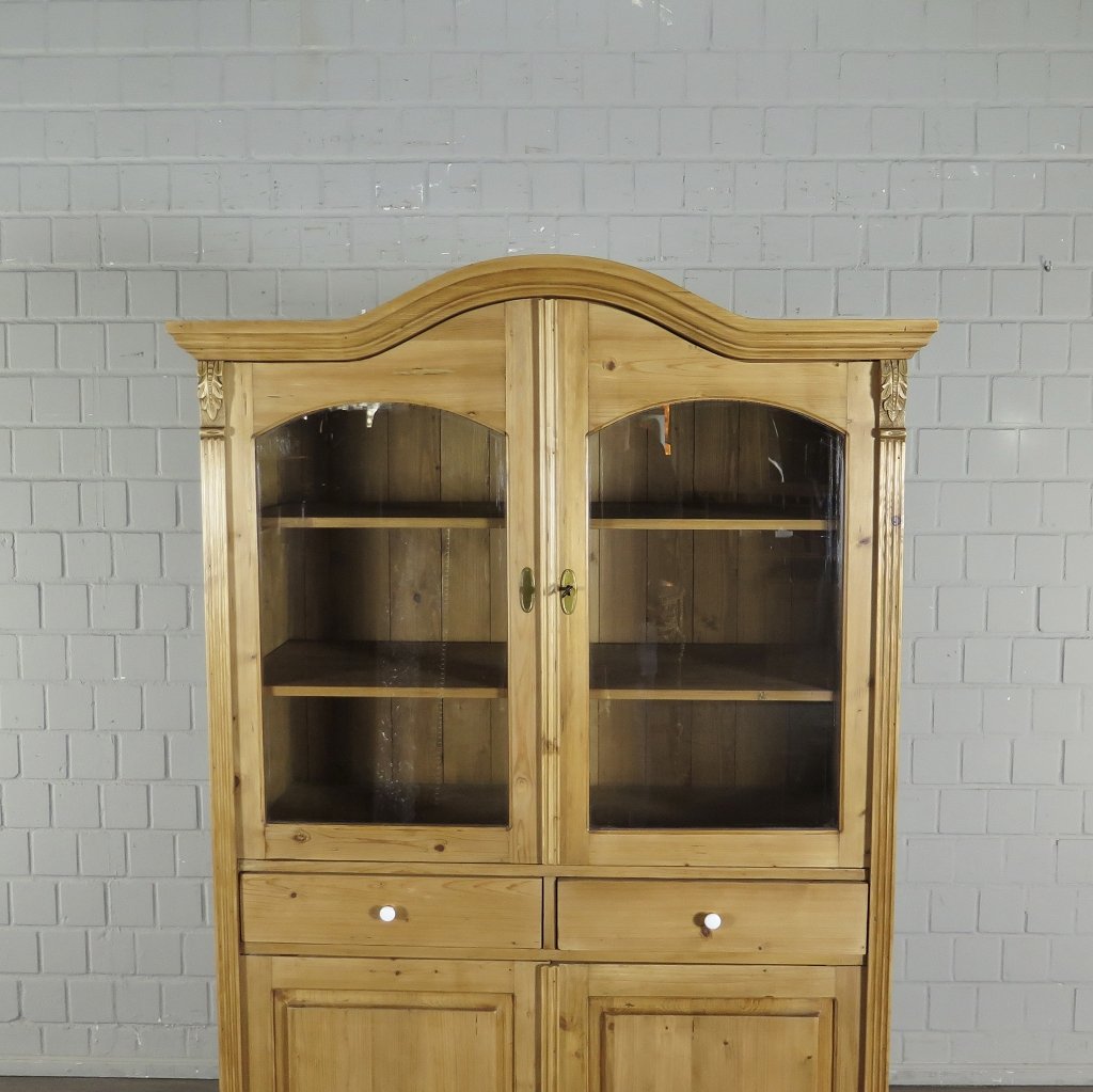 Vitrine Bücherschrank 1,18 m Kiefer