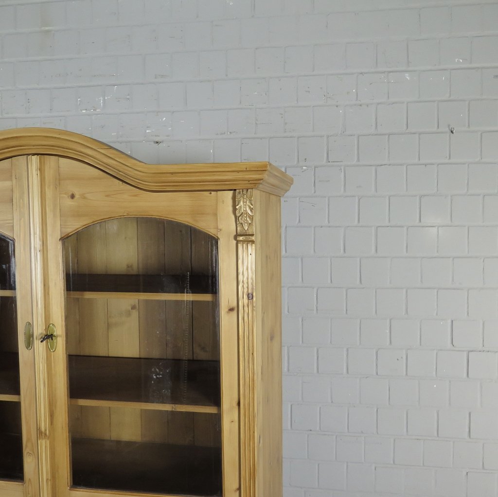 Vitrine Bücherschrank 1,18 m Kiefer
