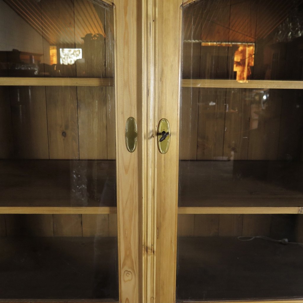 Vitrine Bücherschrank 1,18 m Kiefer