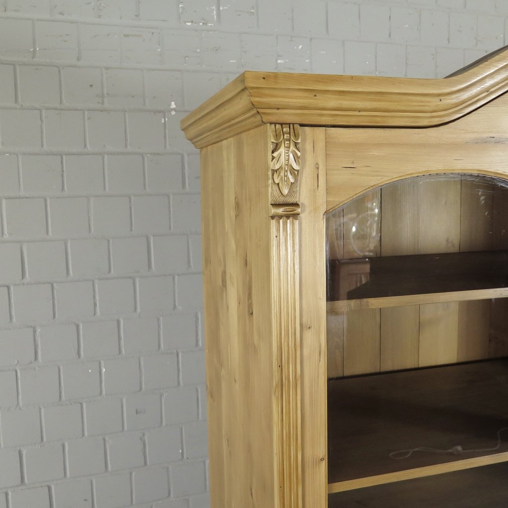 Vitrine Bücherschrank 1,18 m Kiefer