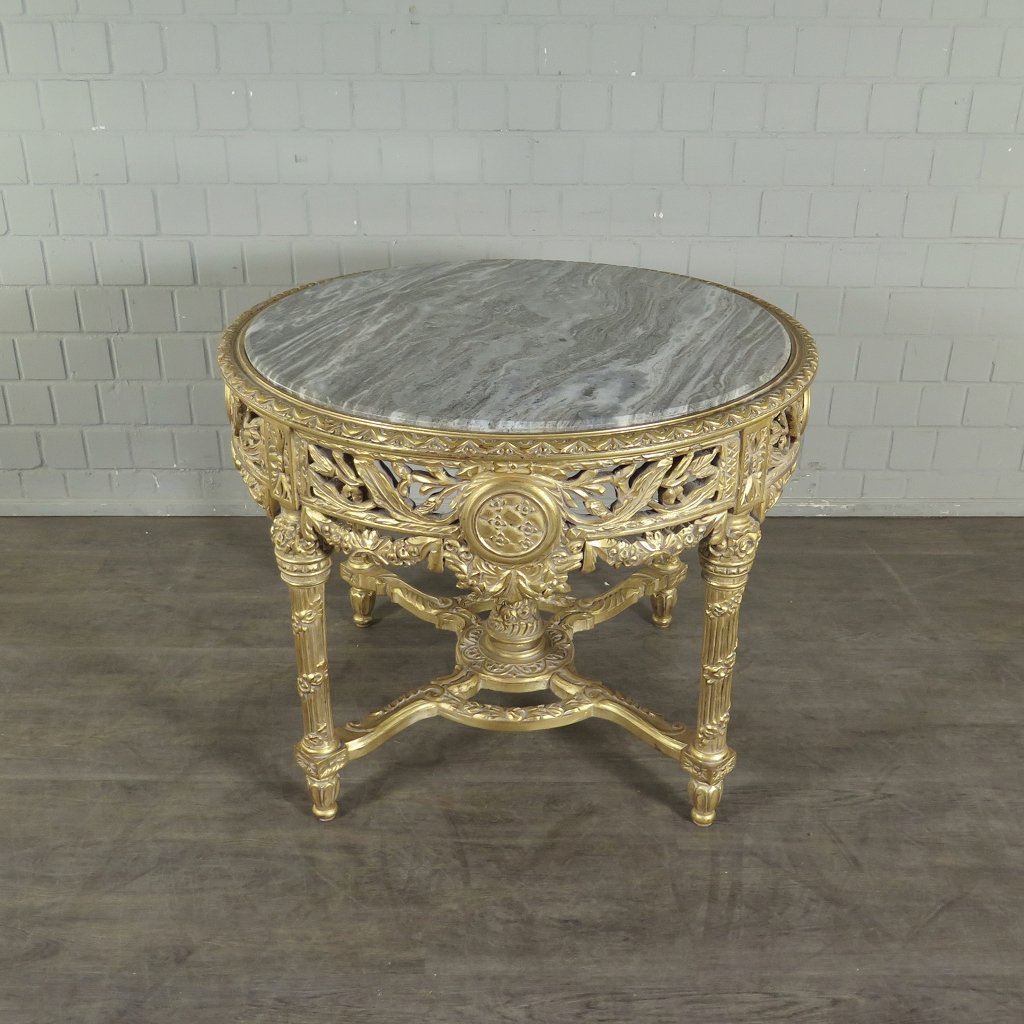 Tisch Beistelltisch Barockstil Ø 1,06 m