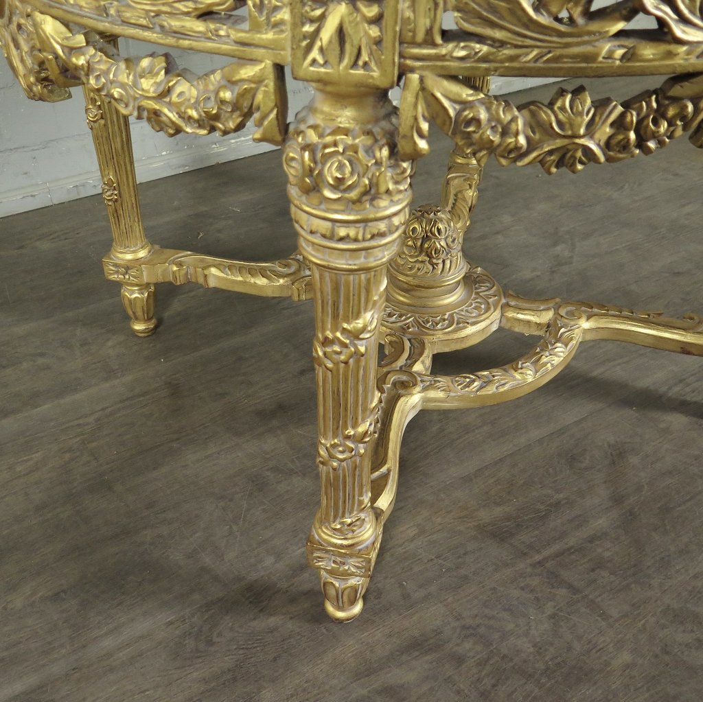 Tisch Beistelltisch Barockstil Ø 1,06 m