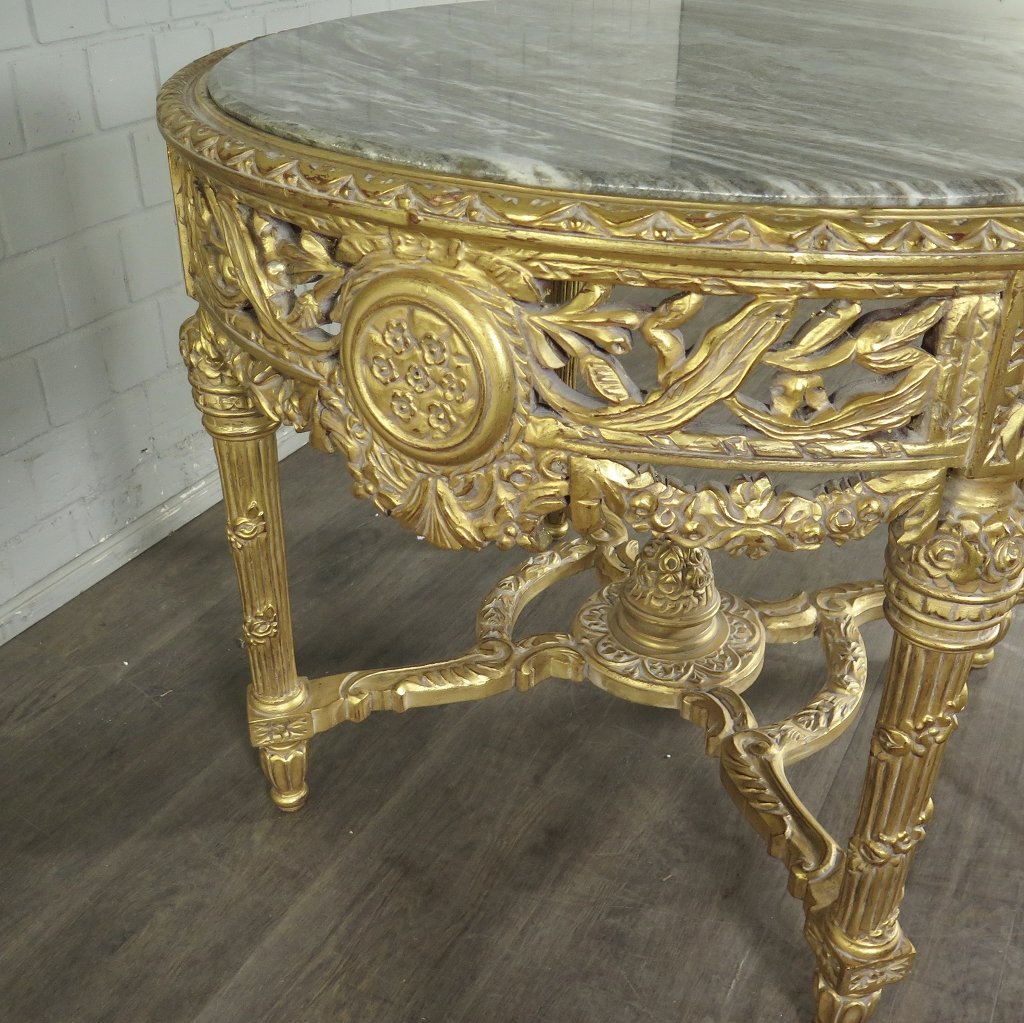 Tisch Beistelltisch Barockstil Ø 1,06 m