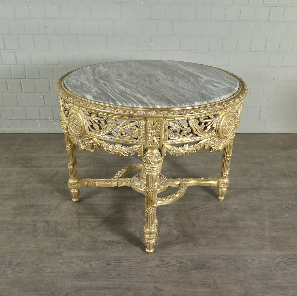 Tisch Beistelltisch Barockstil Ø 1,06 m