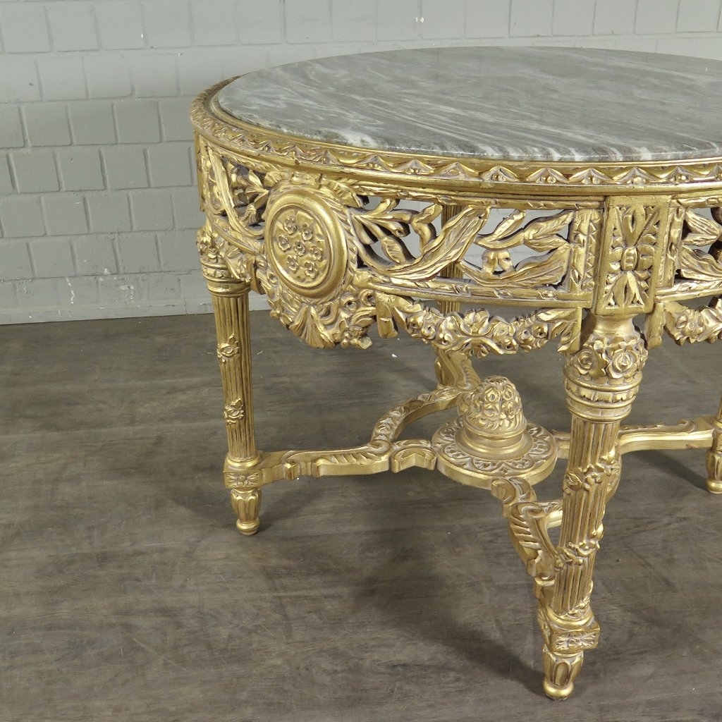 Tisch Beistelltisch Barockstil Ø 1,06 m