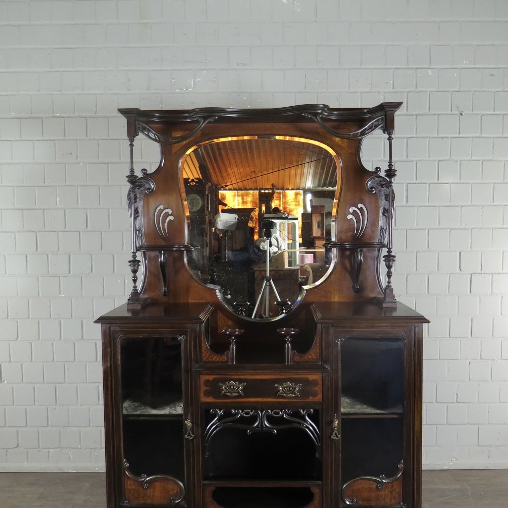 Schminktisch Waschtisch Jugendstil 1910 Nussbaum