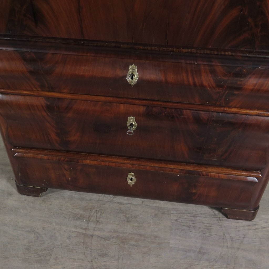 Sekretär Biedermeier 1850 Mahagoni