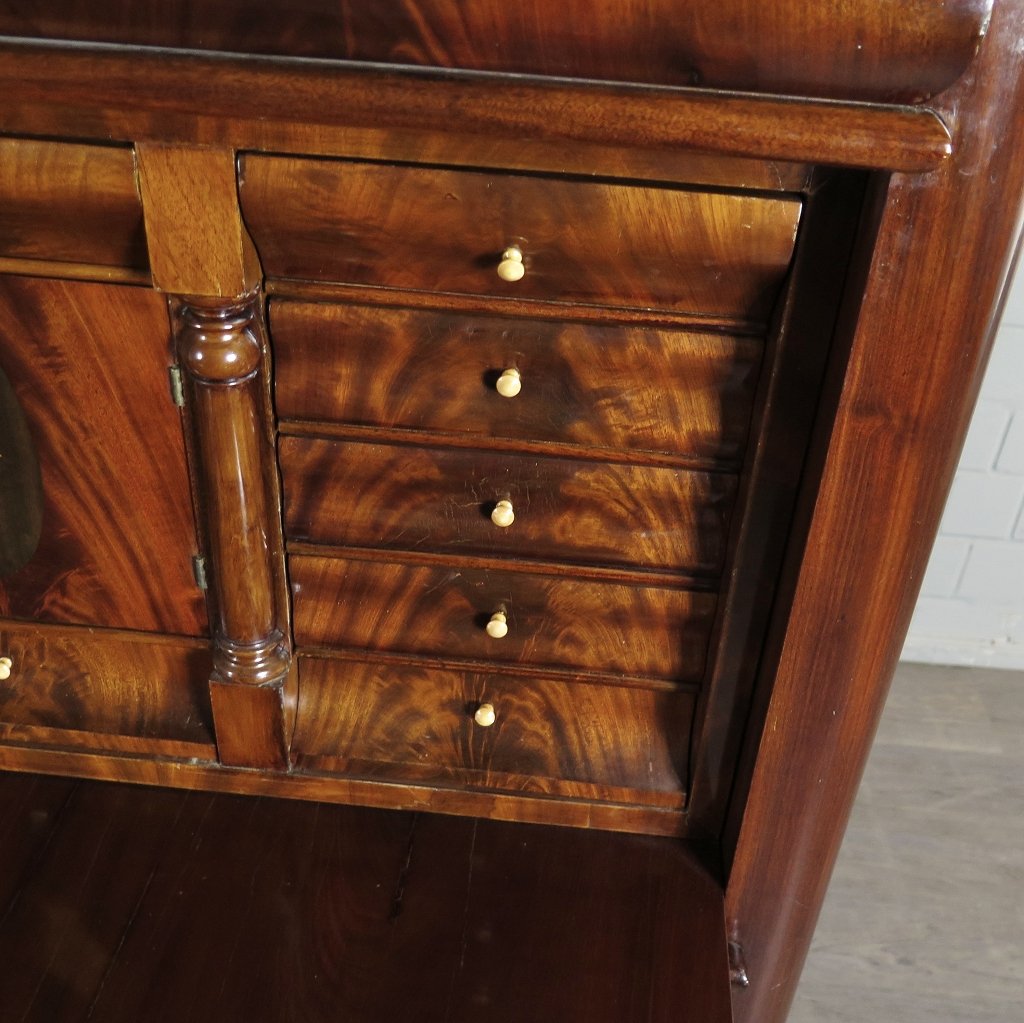 Sekretär Biedermeier 1850 Mahagoni
