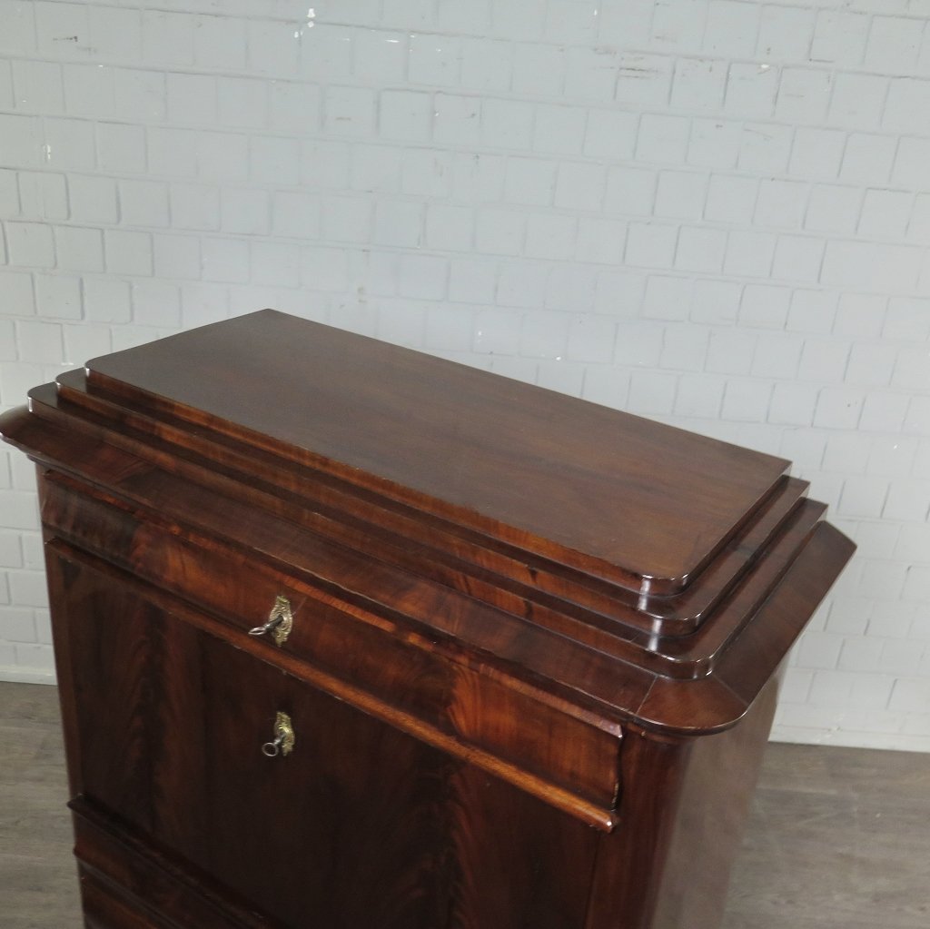 Sekretär Biedermeier 1850 Mahagoni