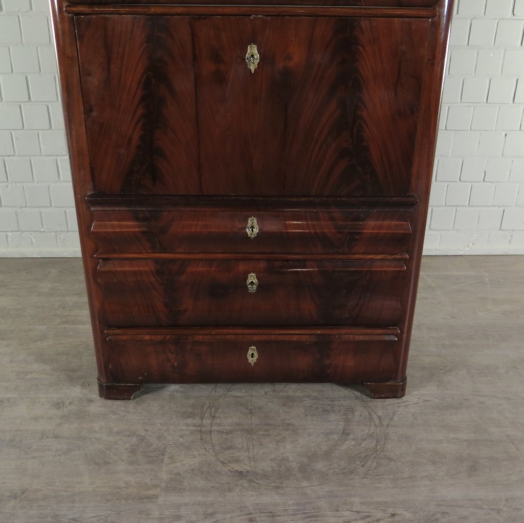 Sekretär Biedermeier 1850 Mahagoni