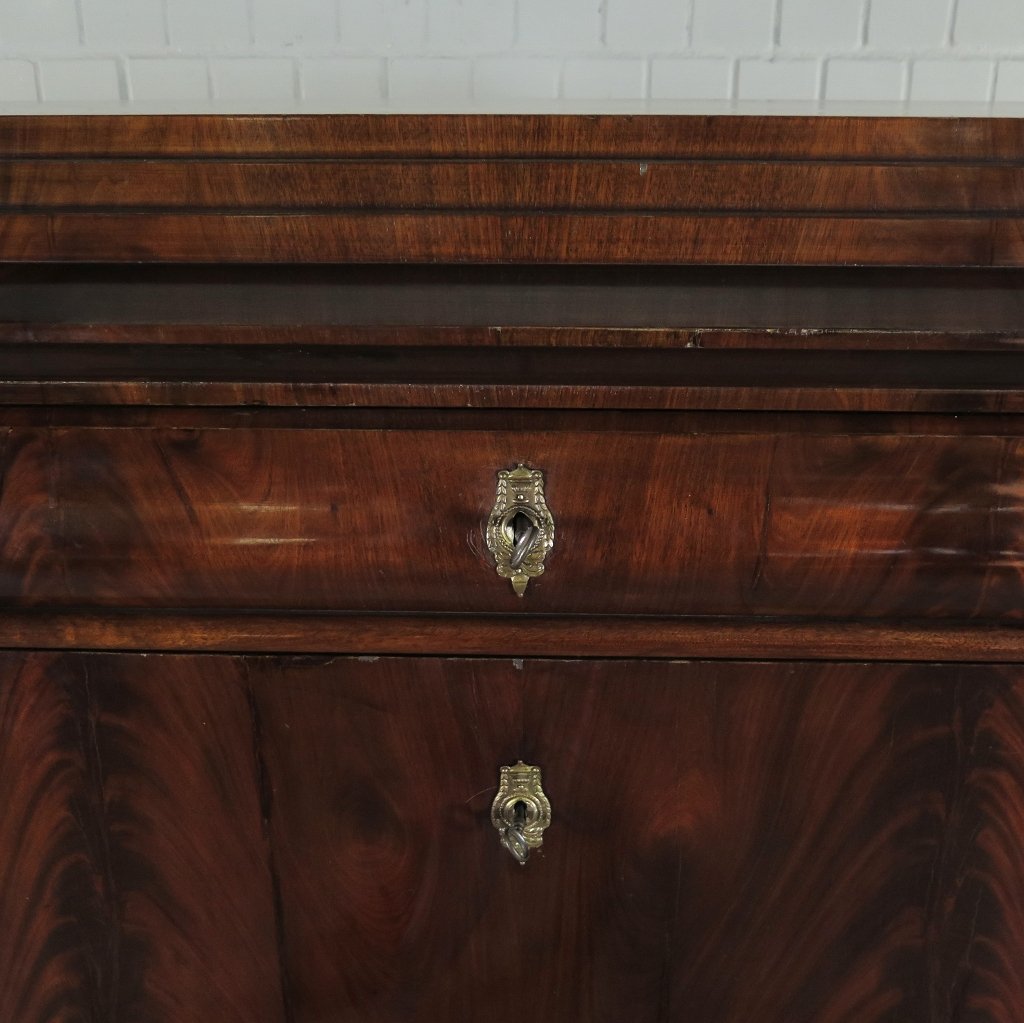 Sekretär Biedermeier 1850 Mahagoni