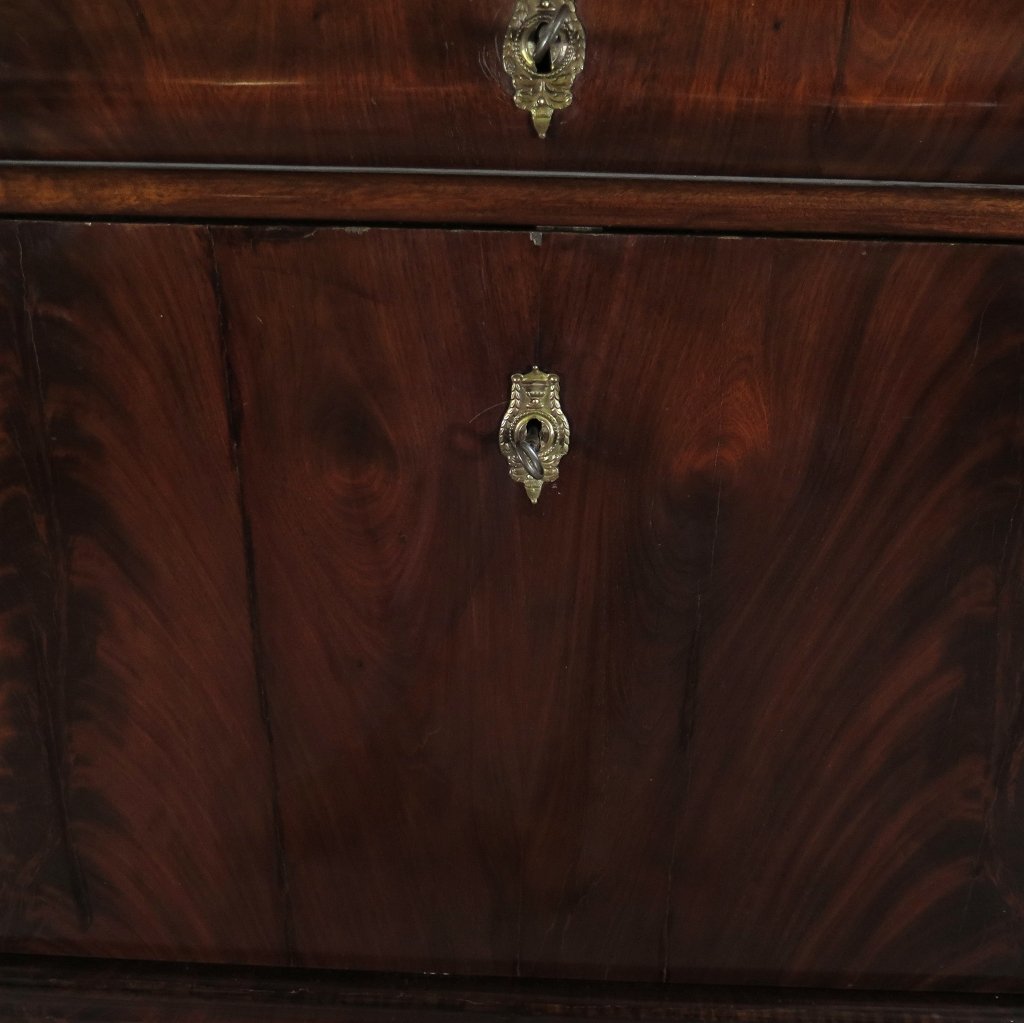 Sekretär Biedermeier 1850 Mahagoni
