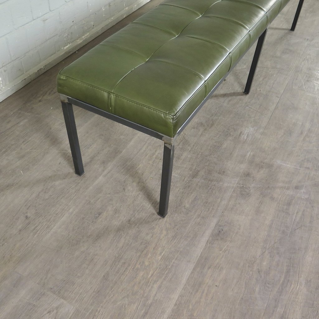 Bank Sitzbank Industrial Design Leder 1,80 m - immagine 7