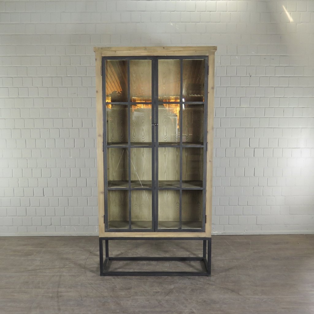 Vitrine Bücherschrank 1,13 m Kiefer