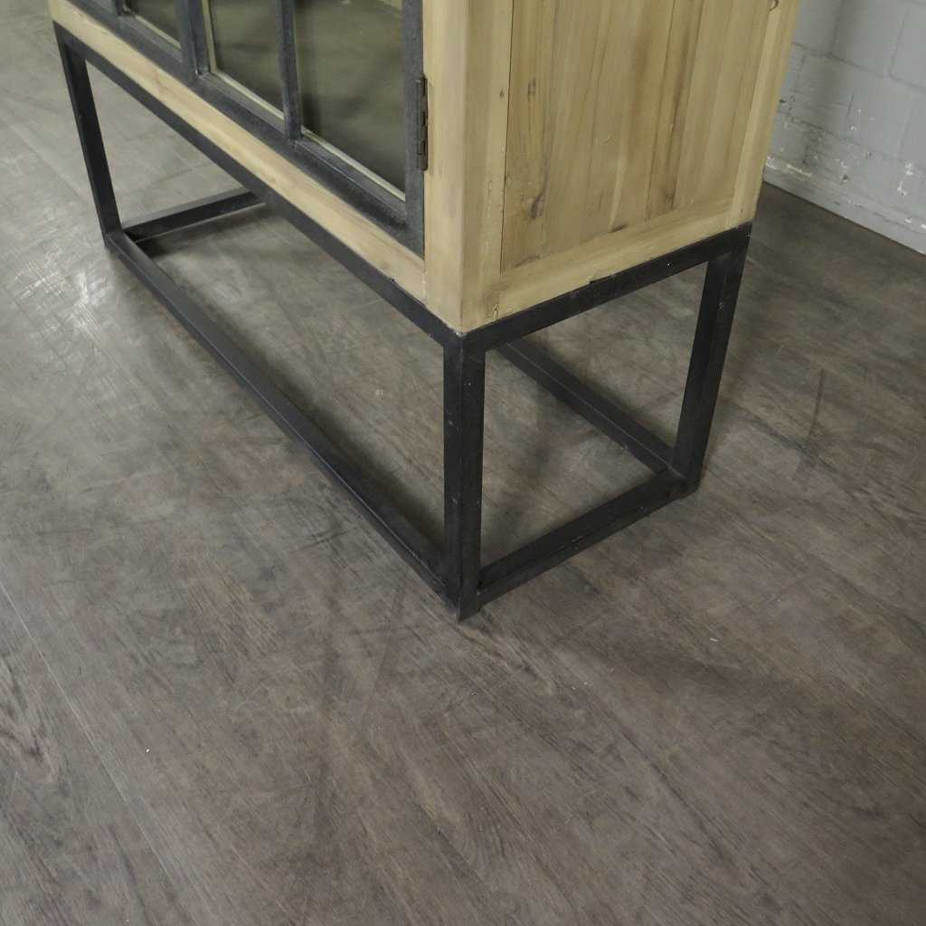 Vitrine Bücherschrank 1,13 m Kiefer