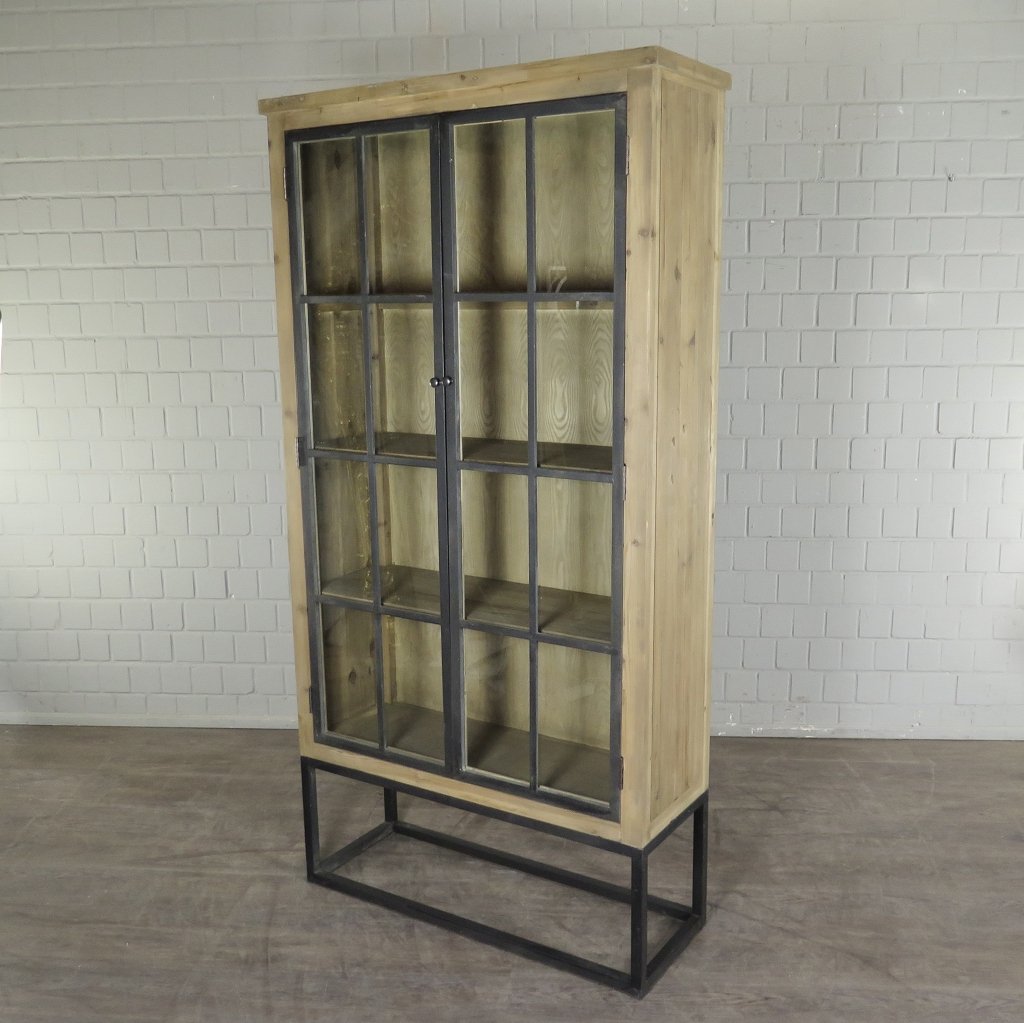 Vitrine Bücherschrank 1,13 m Kiefer