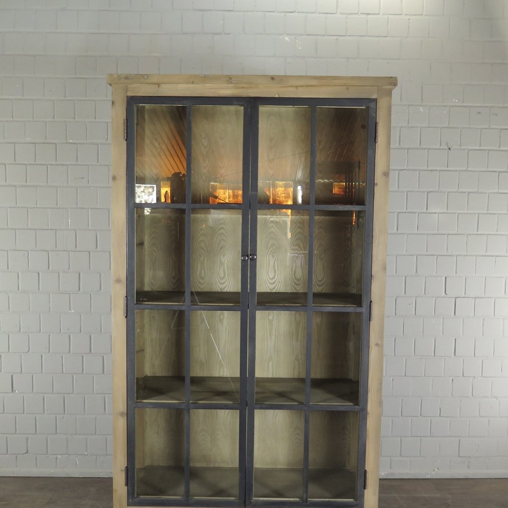 Vitrine Bücherschrank 1,13 m Kiefer