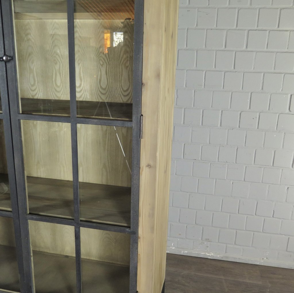 Vitrine Bücherschrank 1,13 m Kiefer