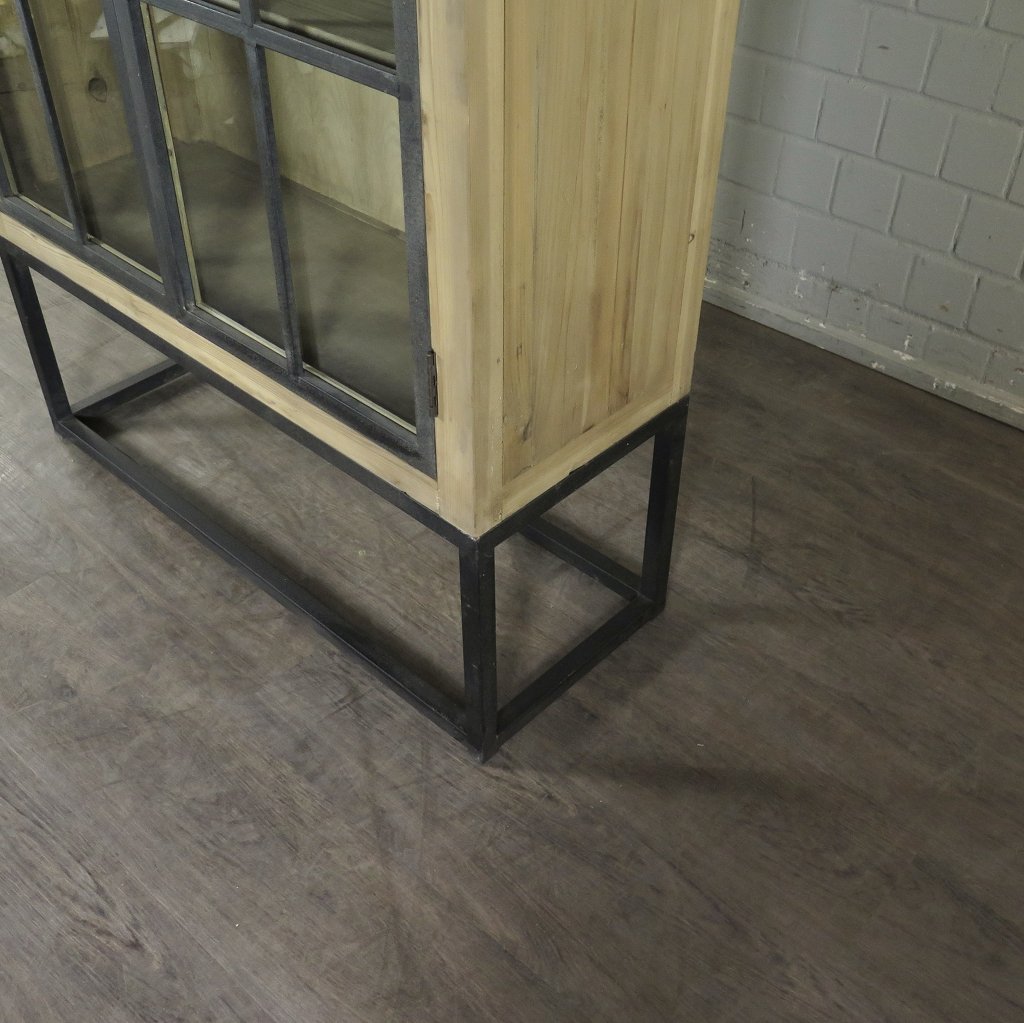 Vitrine Bücherschrank 1,13 m Kiefer